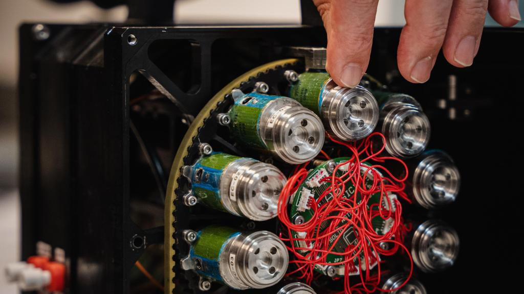 Detalle del SOLID, el aparato que podría permitir la detección de vida a través de muestras.