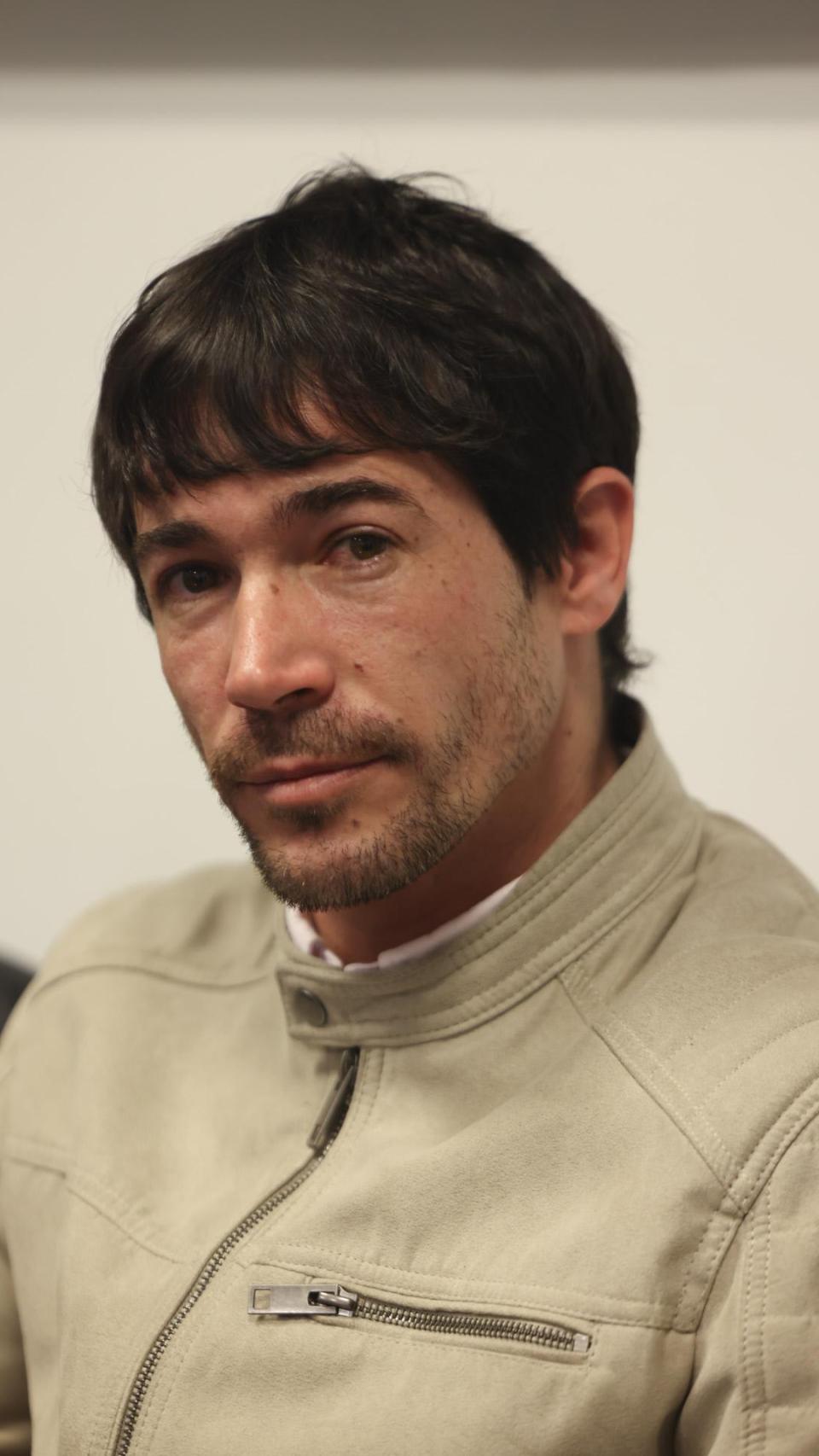 Juan José Ballesta, visiblemente tranquilo, en la rueda de prensa.