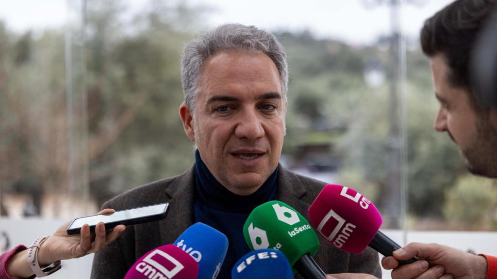 Elías Bendodo este martes en Toledo.