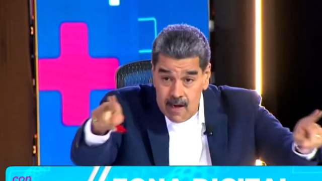 Nicolás Maduro en su programa de televisión.