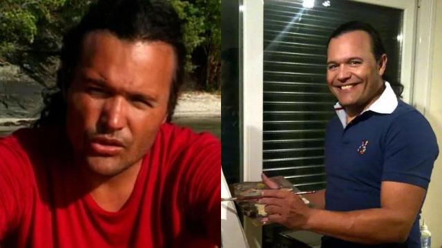 Nilo Manrique, en ‘Supervivientes’ y en una imagen de sus redes sociales.