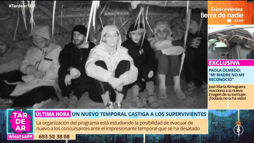 Los concursantes sufren el temporal en 'Supervivientes 2025'