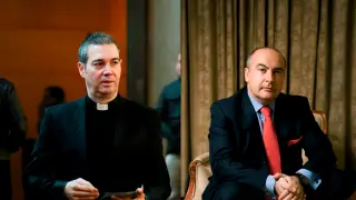 Jordi Bertomeu, el agente 007 del Vaticano contra los abusos sexuales, y Manel Riera, abogado catalán y exasesor de CIU.