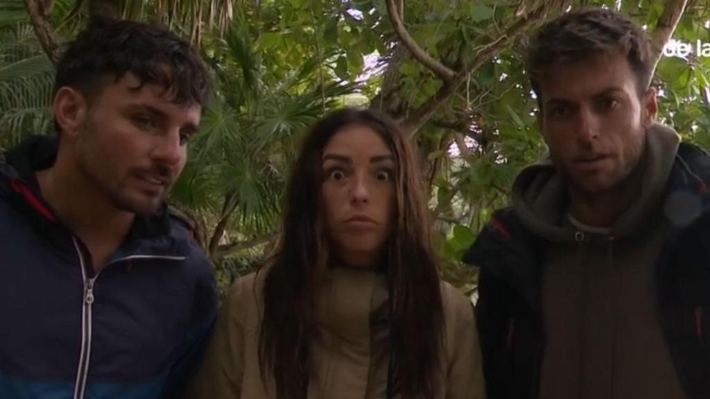 Anita, Montoya y Manuel en ‘Supervivientes’.