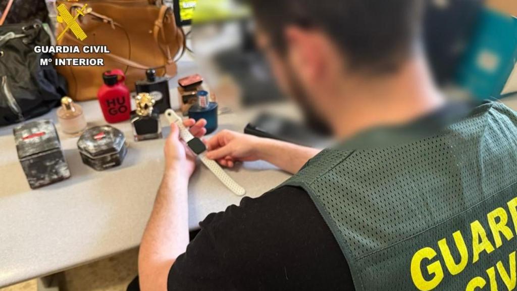 Objetos sustraídos por el ladrón.