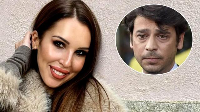 Paula Sánchez Zurdo, exnovia de Miguel Palomo Danko, en un fotomontaje de EL ESPAÑOL junto al hijo menor de Palomo Linares.