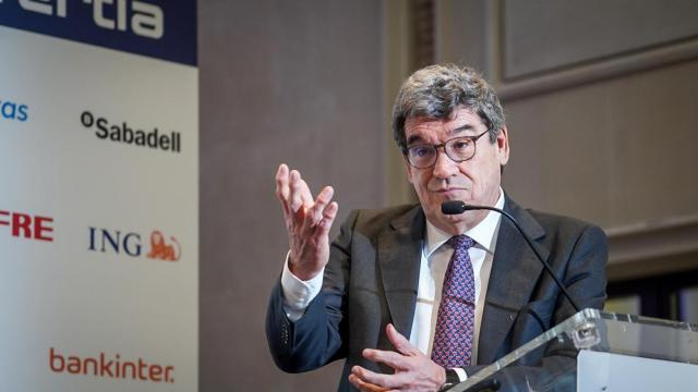 José Luis Escrivá, gobernador del Banco de España, en la apertura del V Observatorio de las Finanzas.