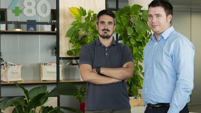 Alfredo Cebrián, CEO, y Javier Rillo, CFO de Cuatroochenta, en una imagen de archivo.