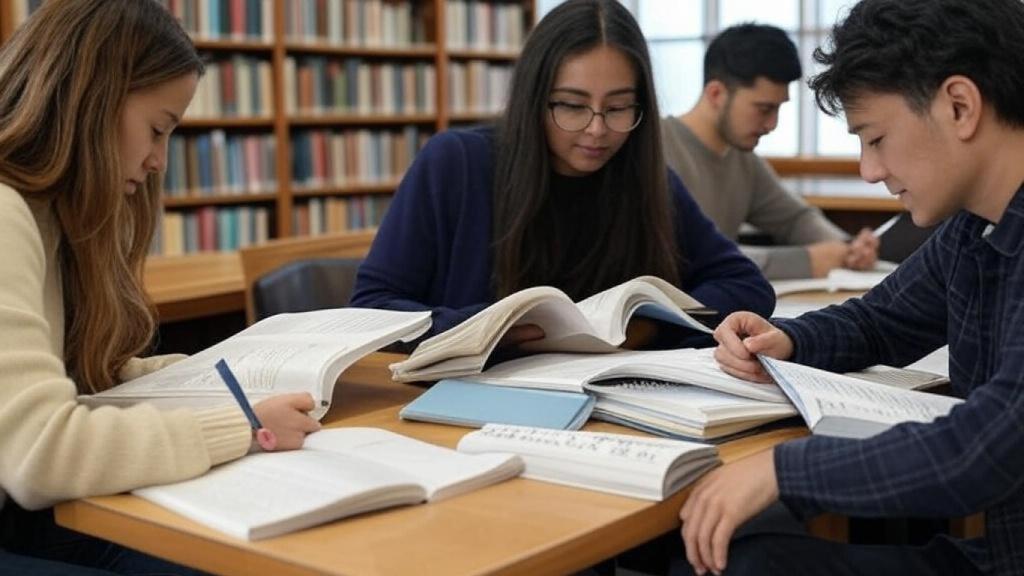 Imagen de archivo de varios alumnos.