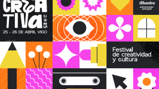Cartel del Festival Creativa que se celebrará en Vigo los próximos 25 y 26 de abril