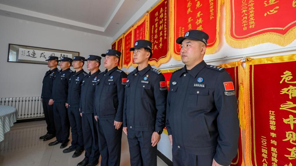 Imagen de archivo de agentes de la Policía de China.