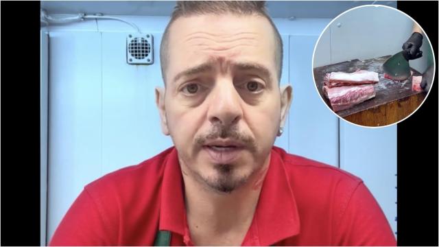 Captura de pantalla del vídeo del carnicero.