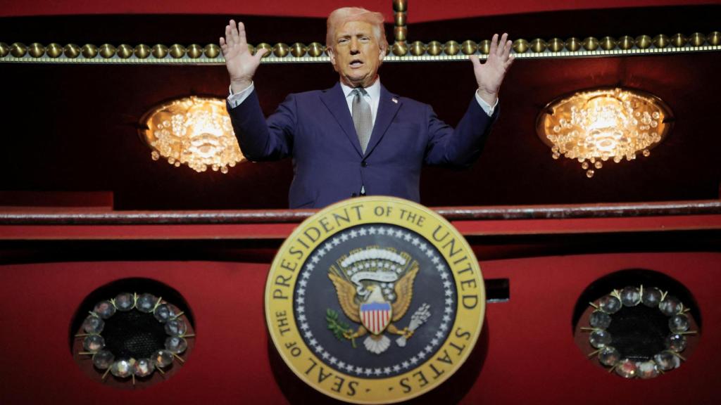Donald Trump en el Kennedy Center esta semana