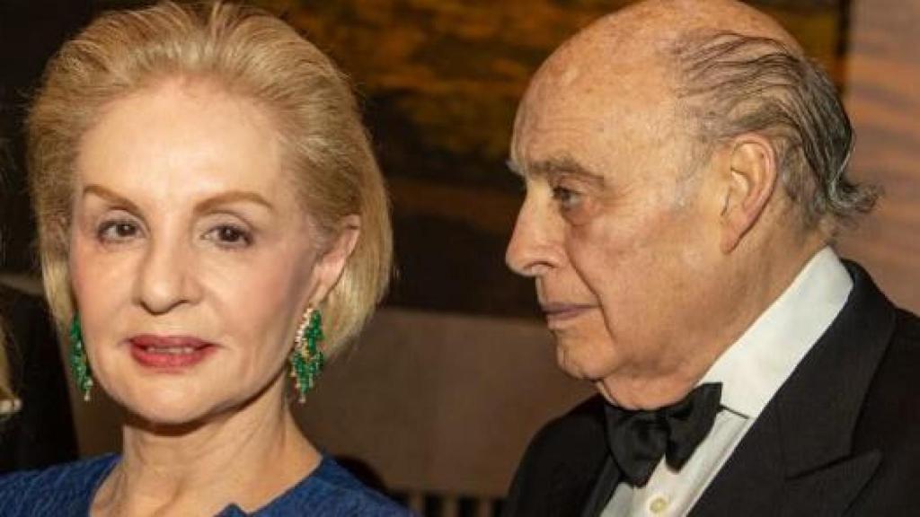 Carolina Herrera y Reinaldo Herrera, en una imagen de redes sociales.