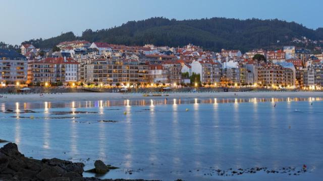 Sanxenxo (Pontevedra) al atardecer