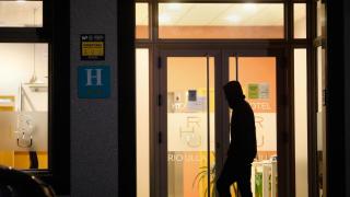 Uno de los menores  refugiados en el hotel en Monterroso, Lugo