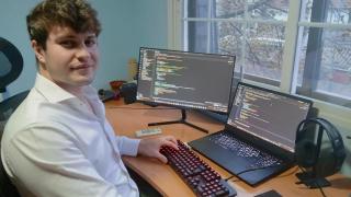 Alexander Bas, estudiante del Doble Grado en Matemática Computacional e Ingeniería del Software.