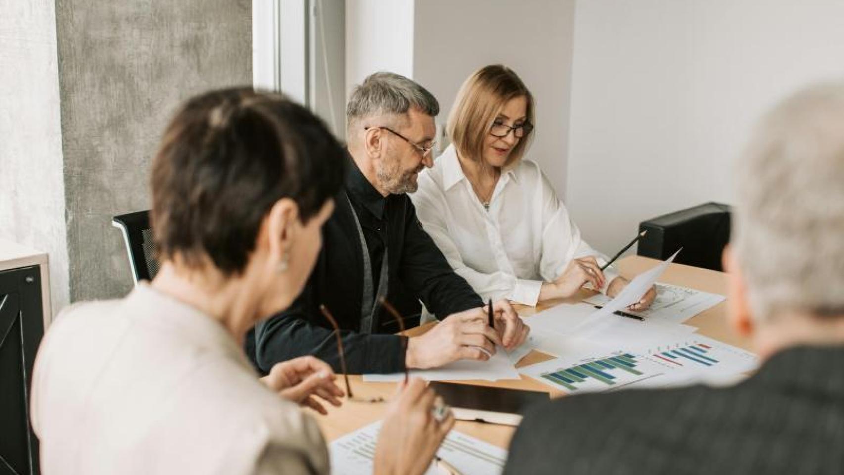 Una imagen de archivo de una oficina.