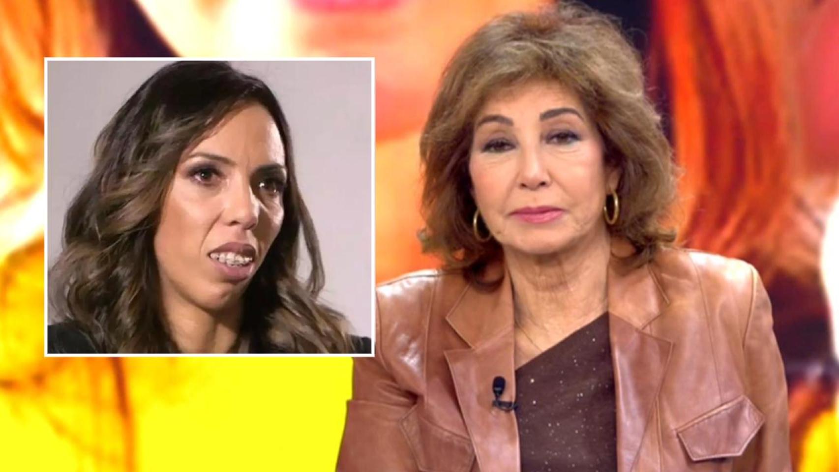 Paola Olmedo y Ana Rosa Quintana, en un fotomontaje de BLUPER.