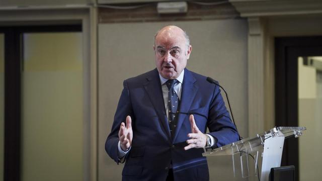 Luis de Guindos, vicepresidente del Banco Central Europeo (BCE), durante su intervención en la segunda jornada del V Observatorio de las Finanzas.