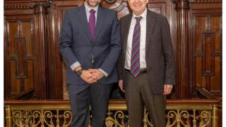 Abel Caballero junto al presidente de Renfe, Álvaro Fernández Heredia