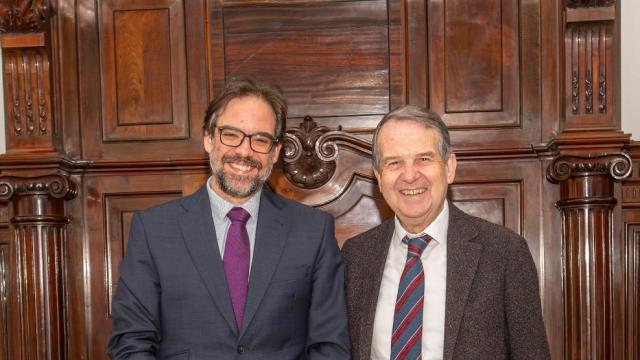 Abel Caballero junto al presidente de Renfe, Álvaro Fernández Heredia