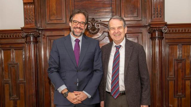 Abel Caballero junto al presidente de Renfe, Álvaro Fernández Heredia