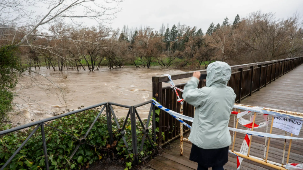 Inundaciones en Madrid.