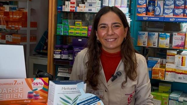 Marta, farmacéutica de la Macarena.
