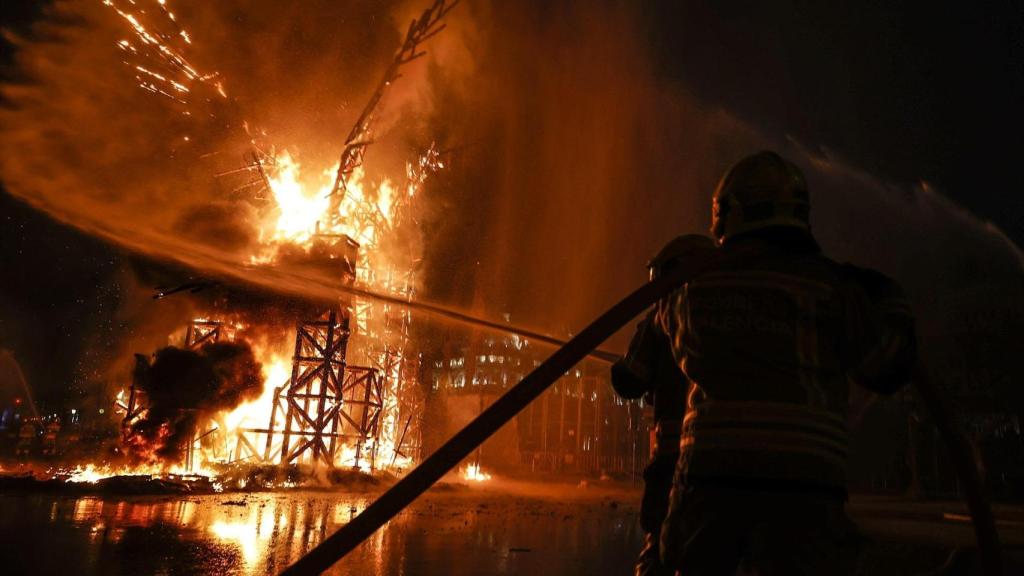 Foto de archivo de la 'cremà'. Rober Solsona / Europa Press