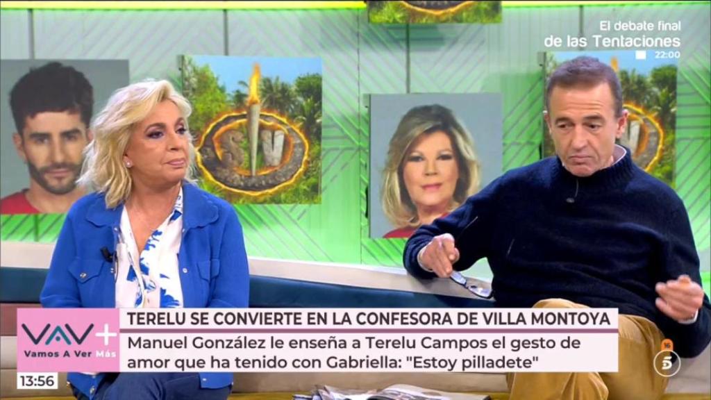 Carmen Borrego y Alessandro Lequio, en 'Vamos a ver'