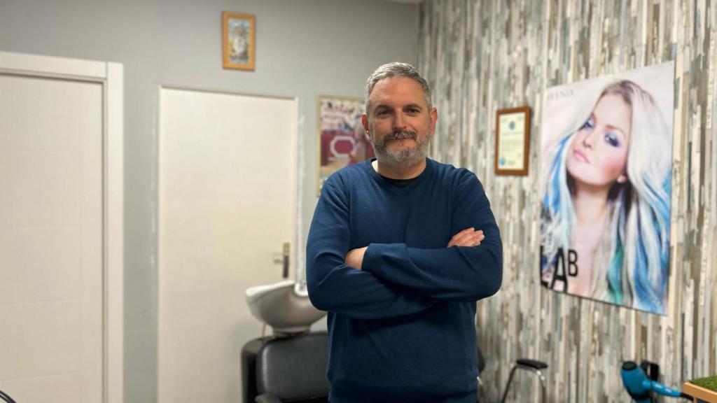 David, peluquero del Cerro.