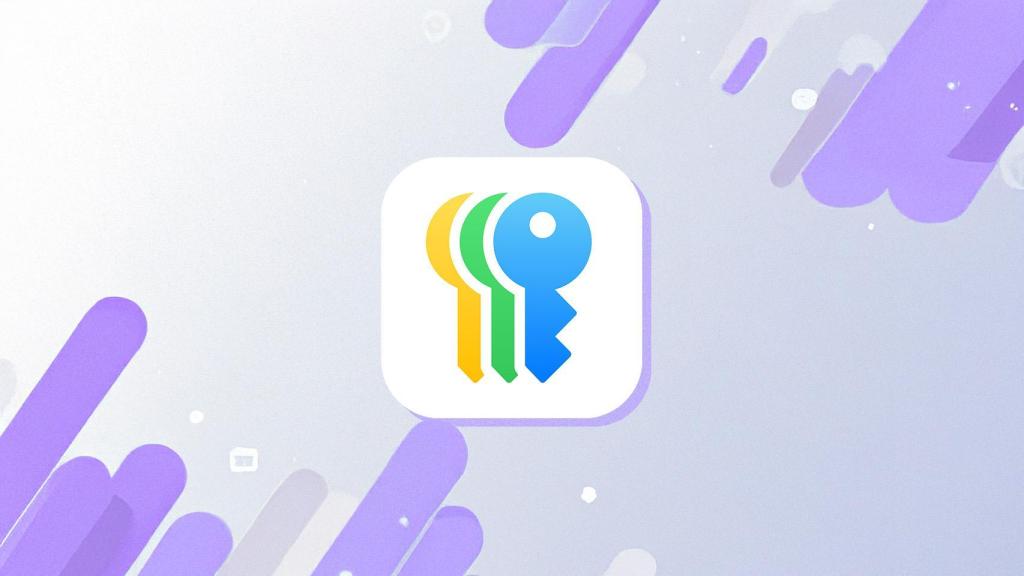 Fotomontaje con el logo de la app de Passwords.