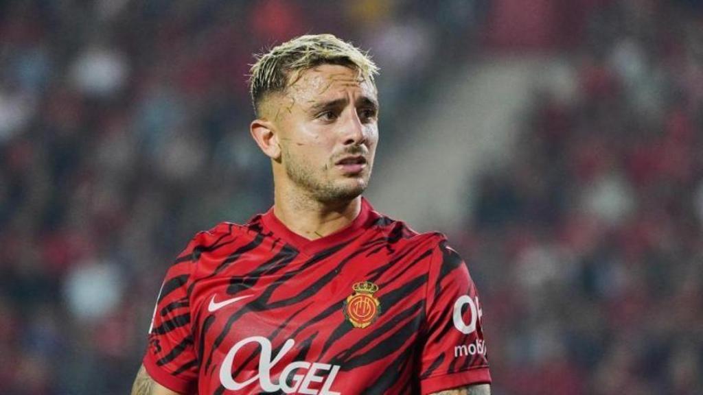 Maffeo, durante un partido con el Mallorca.