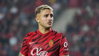 Maffeo, durante un partido con el Mallorca.