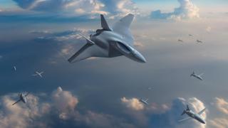 Recreación del caza FCAS