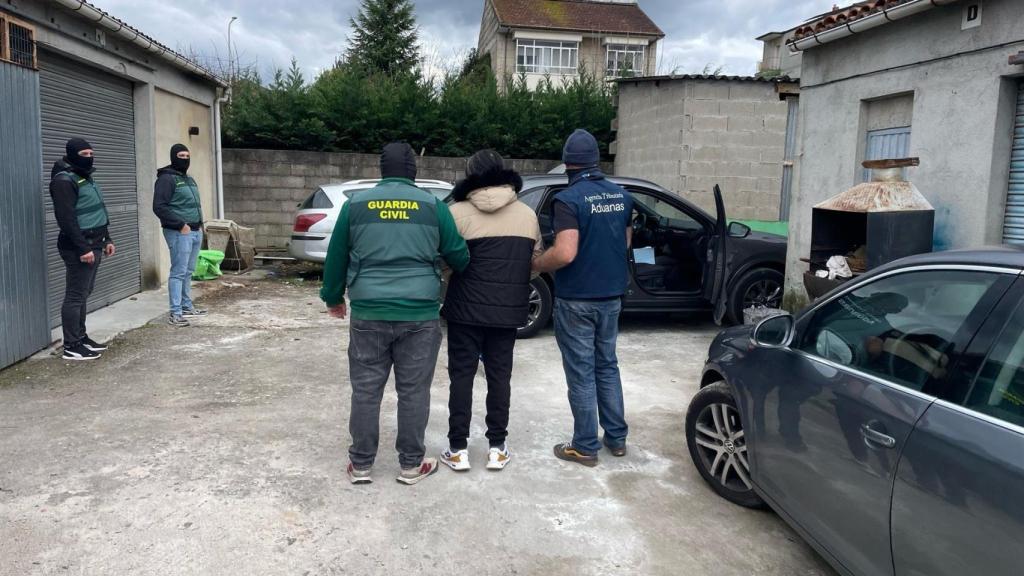 Detenido en el operativo de Verín.