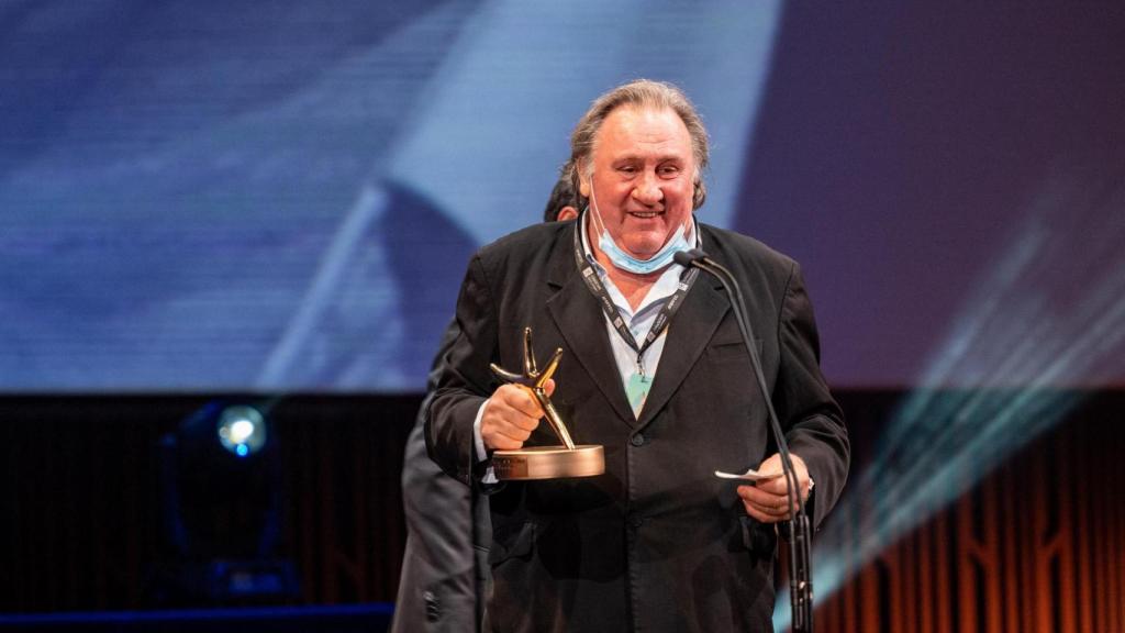 Fotografía del actor francés Gerard Depardieu.