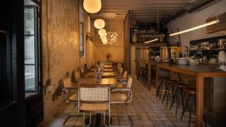 Margarit, un rincón griego en el corazón de Barcelona.