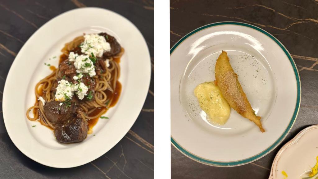 La pasta con oveja y el paparajote de Margarit.