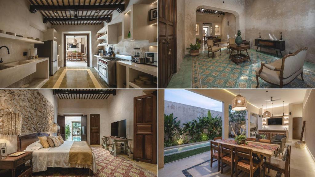 Diferentes espacios de la casa en la que se hospedan Tamara Falcó e Íñigo Onieva.