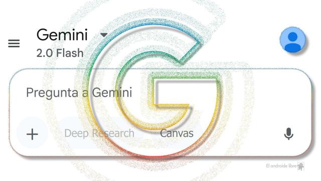Fotomontaje de Google y Gemini web
