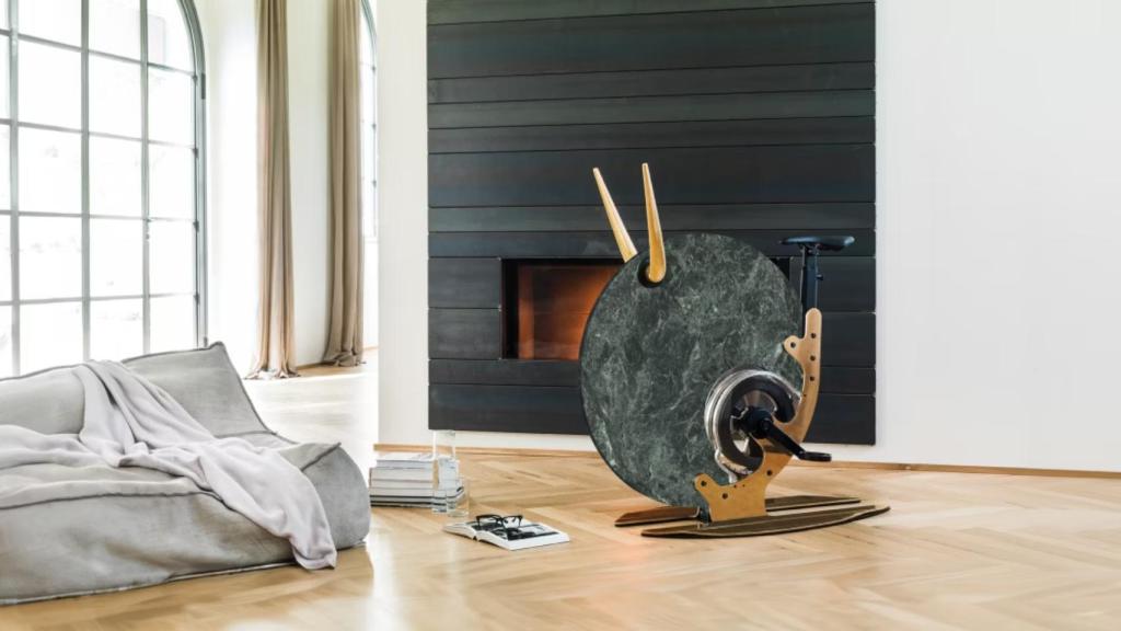 La bicicleta estática Ciclotte Bespoke Marble.