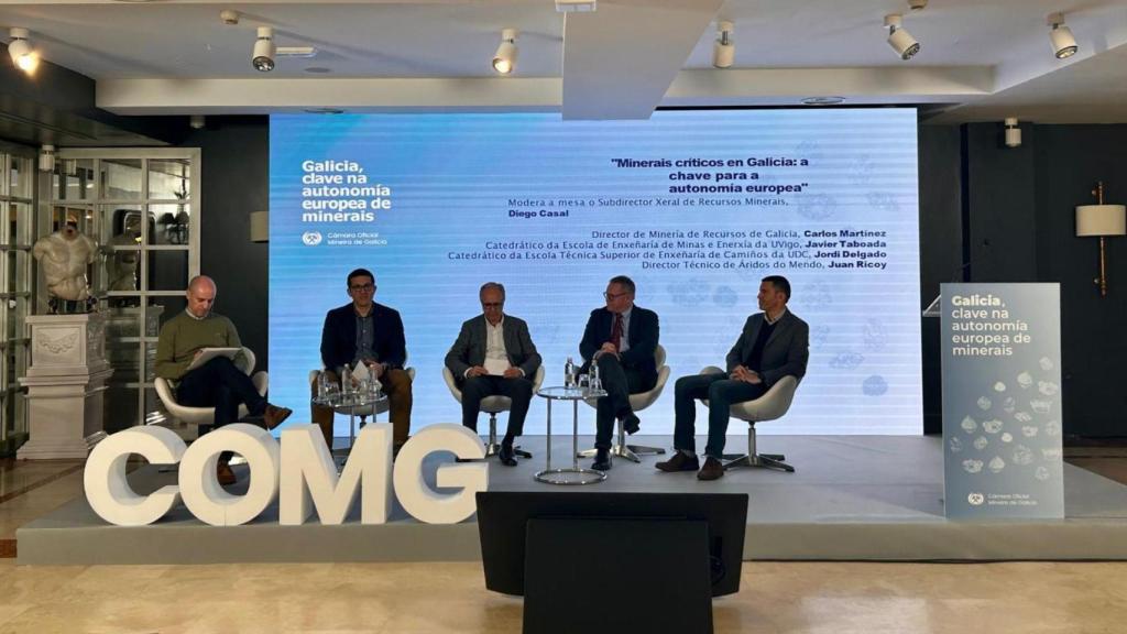 La Cámara Mineira de Galicia organiza una jornada para poner en valor los minerales gallegos en Europa.