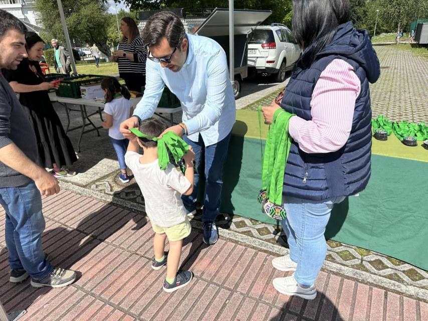Carrera popular en Oroso.