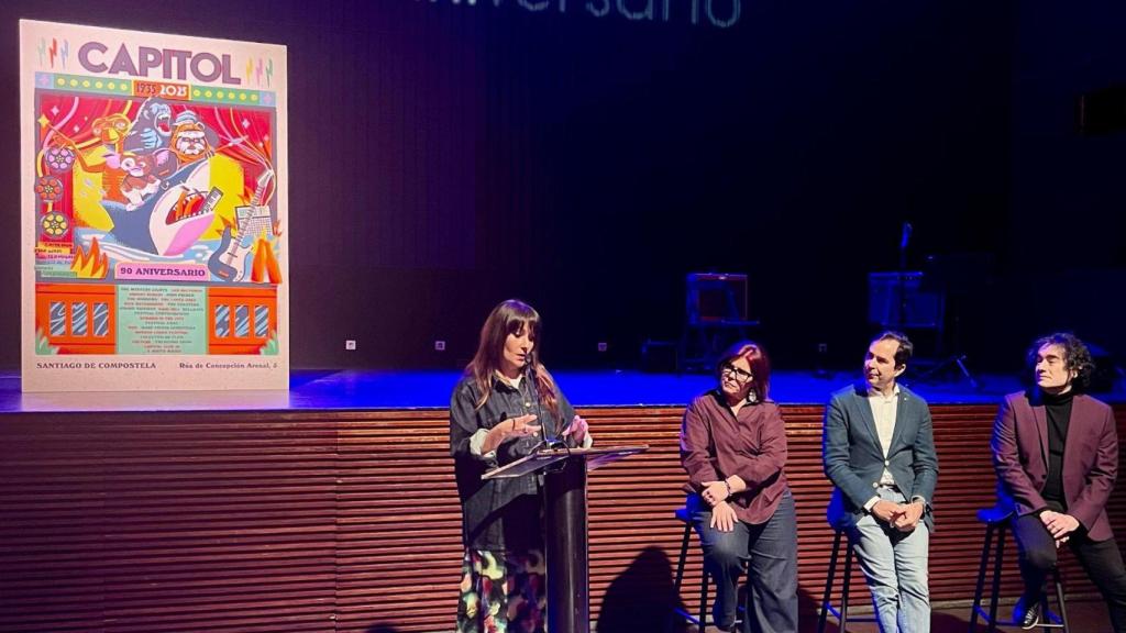 Rebeca Losada, ilustradora del cartel del 90 aniversario de la Sala Capitol.