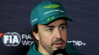 Fernando Alonso, durante la rueda de prensa previa al Gran Premio de China.