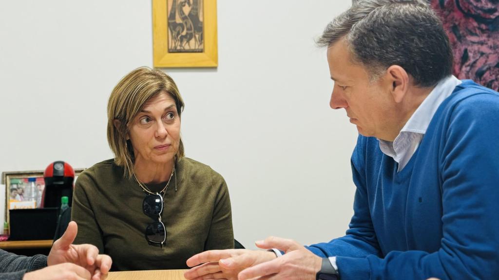Manuel Serrano junto a Carmen Juste en una imagen de archivo.