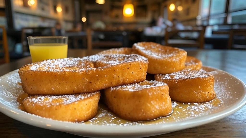 Imagen de archivo de un plato de torrijas.