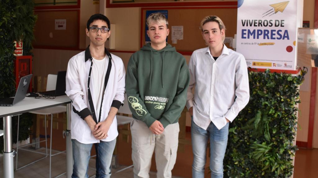 Marcos Alba, Román Fraile y Kevin Revuelta, los alumnos vallisoletanos finalistas del Young Business Talents.